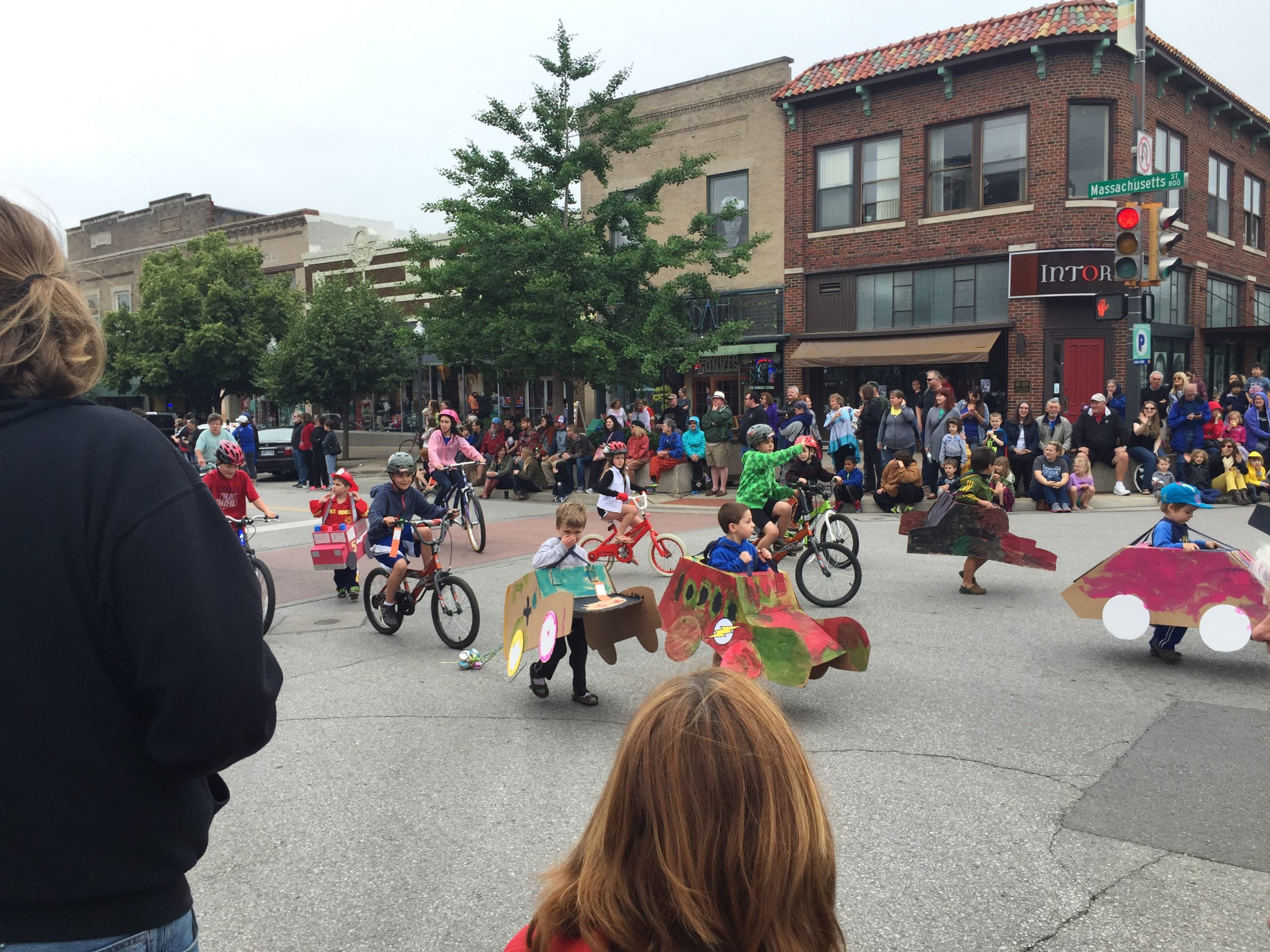 Children's bicycle parade