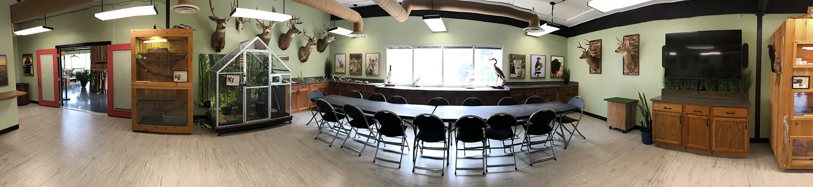 Prairie Park Nature Center Classroom Panorama