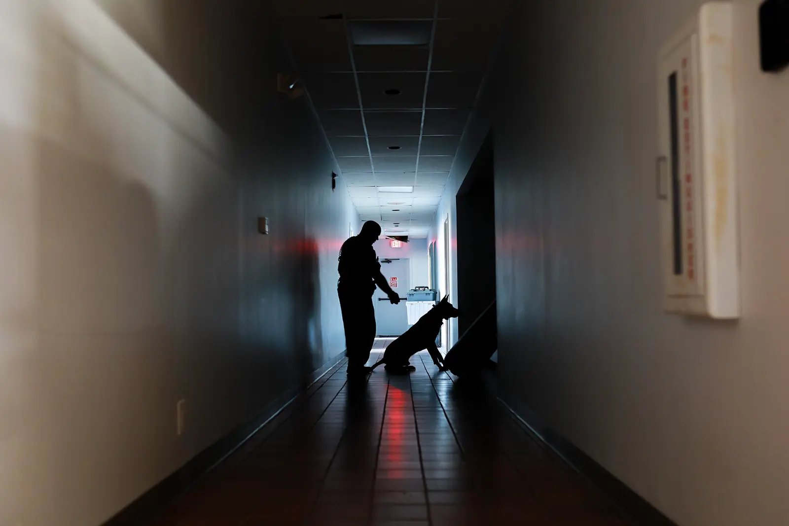 Corporal Henderson and K9 Mack at theLKPD Training Center