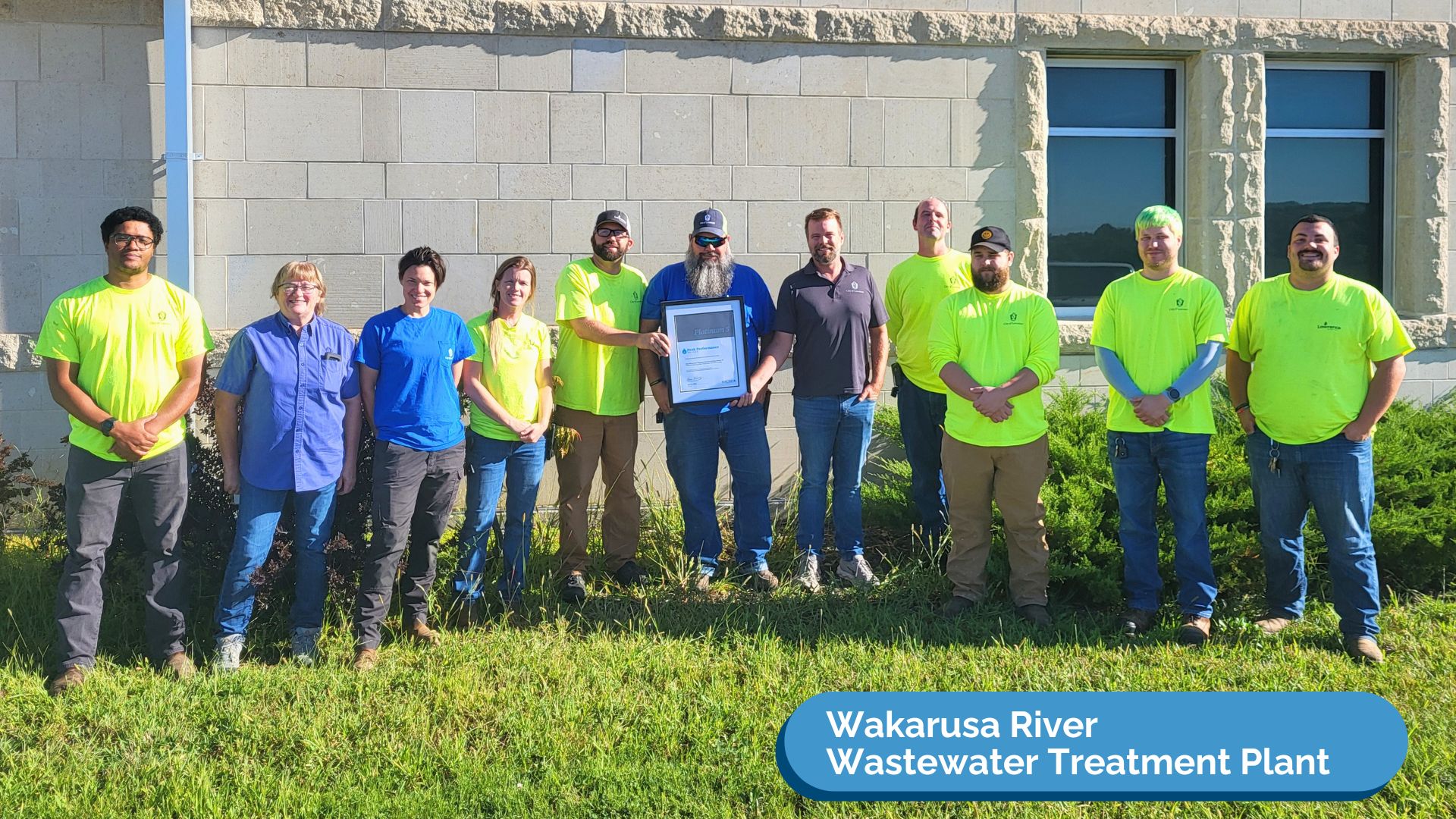 Wakarusa Wastewater Treatment Plant Receives NACWA National Award